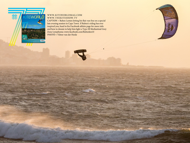 Kiteworld Magaine issue #77 wallpaper Ruben Lenten Best Kiteboarding
