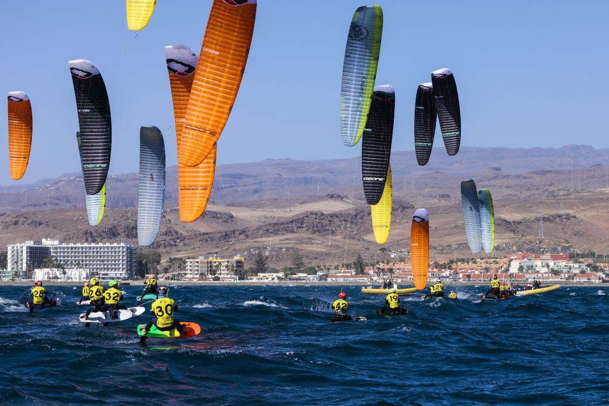 Gran Canaria IKA KiteFoil World Series full fleet